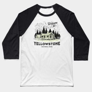 Yellowstone National Park Souvenir Baseball T-Shirt